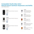 Soap Refills | Georgia Pacific Professional 43715 1200 mL Pacific Blue Ultra Foam Soap Manual Dispenser Refill - Pacific Citrus (4/Carton) image number 6