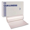 High-Density Trash Bags | Boardwalk Z8048MNKR01 40 in. x 48 in. 45 gal. 12 mic High-Density Can Liners - Natural (250/Carton) image number 0