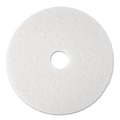 Floor Pads-Cleaning, Buffing & Polishing | 3M 4100-17 17 in. Low-Speed Super Polishing Floor Pads - White (5/Carton) image number 0