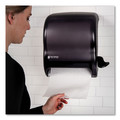 Towel Dispensers | San Jamar T950TBK 12.5 in. x 8.5 in. x 12.75 in. Element Lever Roll Towel Dispenser Classic - Black Pearl image number 7