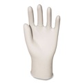Food Service Disposable & Single Use Gloves | Boardwalk BWK315MBX 4 mil Powder-Free Synthetic Vinyl Gloves - Medium, Beige (100/Box) image number 1