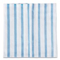 Cleaning Cloths & Wipes | Rubbermaid Commercial HYGEN 2134283 12 x 12 Disposable Microfiber Cleaning Cloths - Blue/White Stripes (600/Carton) image number 0