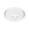 Cup Lids | SOLO LB3161-00007 Lift Back and Lock Tab Lids for 10 oz. - 24 oz. Paper Cups - White (1000/Carton) image number 0