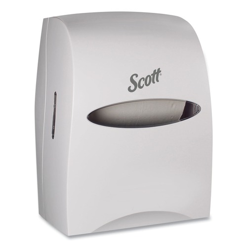 Towel Dispensers | Scott 46254 Essential 13.06 x 11 x 16.94 Manual Hard Roll Towel Dispenser - White (1/Carton) image number 0