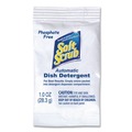 Dishwashing Detergents | Soft Scrub DIA 10006 1 oz. Automatic Dish Detergent Packet - Lemon Scent (200/Carton) image number 1