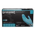 Food Service Disposable & Single Use Gloves | Ammex INPF49100 9.5 in. Long 5 mil Thick Powder-Free Industrial Nitrile Gloves - XX-Large, Blue (1000/Carton) image number 1