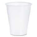 Cups | Dart Y7 7 oz. High-Impact Polystyrene Cold Cups - Translucent/Clear (100/Pack) image number 3