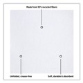 Dinner Napkins | Hoffmaster 125702 16 in. x 16 in. Ultraply Linen-Like Natural Flat Pack Napkin - White (1200/Carton) image number 1
