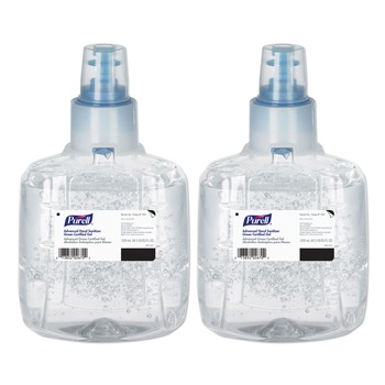 HAND SANITIZER REFILLS | PURELL 1903-02 Advanced 1200 ml Hand Sanitizer Green Certified Gel Refill for LTX-12 Dispensers (2/Carton)