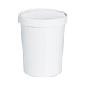Food Containers & Lids | SOLO KHB32A-2050 32 oz Flexstyle Double Poly Paper Food Combo Packs - White (10/Carton) image number 1