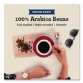 Coffee - Caffeinated | Seattle's Best 12407831 12 oz Bag Medium Roast Whole Bean Coffee - Port Side Blend (6/Carton) image number 4