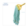 Mop Heads | Boardwalk BWK1200XL EcoMop Looped-End Recycled Fibers Mop Head - Green, Large image number 3