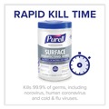 Cleaning Cloths & Wipes | PURELL 9342-06 1-Ply 7 in. x 8 in. Fresh Citrus Professional Surface Disinfecting Wipes - White (6 Canisters/Carton) image number 3