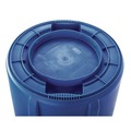 Indoor Waste Receptacles | Rubbermaid Commercial FG264307BLUE Brute 44 gal Polyethylene Recycling Container - Blue image number 2