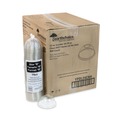 Cup Lids | Pactiv Corp. YPDL24CNH EarthChoice Strawless RPET Lid Dome Lid fits 12 oz. to 24 oz. B Cups - Clear (900/Carton) image number 0