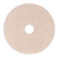 Floor Pads-Cleaning, Buffing & Polishing | Boardwalk BWK4017NHE 17 in. Diameter Natural Hog Hair Burnishing Floor Pads - Tan (5/Carton) image number 0