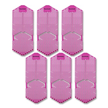 TOILET AND URINAL DEODORIZERS | Boardwalk TSU-P-006I006I-01-AAS80 5.22 oz Vertical Urinal Screen - Spiced Apple Scent/Red (6/Carton)