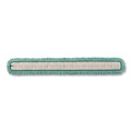 Mop Heads | Rubbermaid Commercial HYGEN FGQ46000GR00 Microfiber Cut-End 60 in. HYGEN Dust Mop Heads With Fringe - Green image number 1