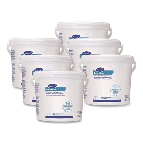 Cleaning Cloths & Wipes | Diversey Care 5831874 EasyWipe Disposable Wiping Refill System - White (6/Carton) image number 0