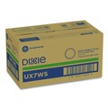 Plates | Dixie UX7WS Pathways Soak-Proof Shield WiseSize 6.88 in. Paper Plates - Green/Burgundy (500/Carton) image number 3