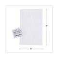 Cleaning Cloths & Wipes | Bausch & Lomb 8595 5 in. x 8 in. Cloth Antibacterial Office Equipment Wet Wipes - Unscented White (100/Box) image number 3