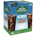 Coffee - Caffeinated | Green Mountain Coffee 5000359623 Brew Over Ice Coffee K-Cups - Vanilla Caramel (24/Box) image number 2