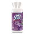 Cleaning Cloths & Wipes | LYSOL Brand 19200-56264 Disinfecting Wipes, 1-Ply, 7 x 7.25, Lavender and Cotton Blossom, White, 80 Wipes/Canister, 6 Canisters/Carton image number 1