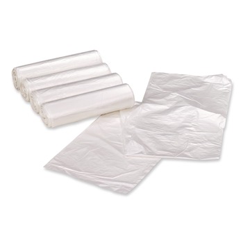 PRODUCTS | Earthsense Commercial 1507731 33 in. x 39 in. 33-Gallon 1.25 mil. Linear Low Density Clear Recycled Can Liners - Clear (100/Carton)