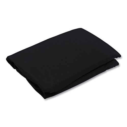 Table Covers & Skirts | Iceberg 16631 iGear 30 in. x 96 in. Polyester Fabric Table Top Cap Cover - Black image number 0