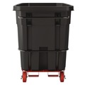 Carts & Trucks | Suncast Commercial RMTTHD100 1 cu. Yd. 2,200 lbs. Capacity Forkliftable Frame Heavy Duty Tilt Truck - Black/Red image number 2