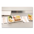 Perforated Roll & Hand Towels | Pactiv Corp. MC58000SBB Compostable Fiber Blend School Lunch Tray, 10 x 8 x 1, White, 240/Carton image number 5