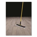 Floor Dusters & Accessories | Rubbermaid Commercial HYGEN FGQ55900BK00 HYGEN 18 in. Quick Connect Single-Sided Plastic Wet/Dry Mop Frame - Black image number 4