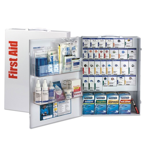 First Aid Kits | First Aid Only FAO90732021 SmartCompliance Metal Case General Business First Aid Kit for 150 People (1-Kit) image number 0