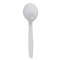 Disposable Spoons | Boardwalk BWKSOUPSPOON Mediumweight Polystyrene Soup Spoon - White (1000/Carton) image number 1