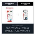 Perforated Roll & Hand Towels | WypAll 05843 70/Roll 11 in. x 10.4 in. L30 General Purpose Wipers - White (24 Rolls/Carton) image number 4