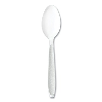 DISPOSABLE SPOONS | SOLO HSWTX-0007 Impress Heavyweight Full-Length Polystyrene Cutlery Spoon - White (100/Box)