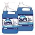 Dishwashing Detergents | Dawn Professional 80763059 1 gal. Manual Pot and Pan Dish Detergent with Pump - Original Scent (2/Carton) image number 0