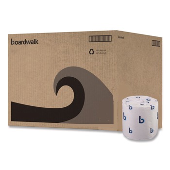 TOILET TISSUES | Boardwalk B6145 2-Ply Standard Septic Safe 4 in. x 3 in. Toilet Tissue - White (96/Carton)