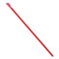 Straws/Stems/Sticks | AmerCareRoyal RJSS10 10.25 in. Plastic Jumbo Spoon Straw - Red (5400/Carton) image number 1