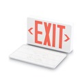 Business & Erasable-Surface Signage | Tatco 07230 12.25 in. x 2.5 in. x 8.75 in. Polycarbonate LED Exit Sign - White image number 2