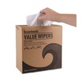 Cleaning Cloths & Wipes | Boardwalk BWK-V030IDW2 9.33 in. x 16.5 in. DRC Wipers - White (100 Dispenser Packs, 9 Dispenser Packs/Carton) image number 2