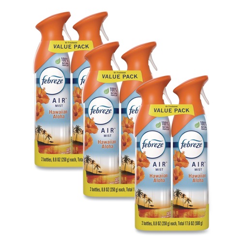 Air Fresheners & Odor Eliminators | Febreze 80816818 8.8 oz. Aerosol Spray AIR - Hawaiian Aloha (3 Packs/Carton) image number 0