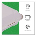 Food Containers & Lids | Eco-Products EP-HC81NFA Vanguard 8 in. x 8 in. x 3 in. 1-Compartment Renewable and Compostable Sugarcane Clamshells - White (200/Carton) image number 4