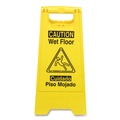 Signs | Impact 9152W 12.05 in. x 1.55 in. x 24.3 in. Bilingual Wet Floor Sign - Yellow image number 0