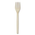 Disposable Forks | WNA EPS002 7 in. EcoSense Renewable Plant Starch Cutlery Fork (50/Pack) image number 0