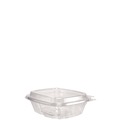 Food Containers & Lids | Dart CH8DED ClearPac SafeSeal 8 oz. Domed Lid Plastic Tamper-Resistant/Evident Containers - Clear (200/Carton) image number 3