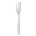 Disposable Forks | Boardwalk BWKFORKHWPPWIW Heavyweight Wrapped Polypropylene Fork Cutlery - White (1000/Carton) image number 3