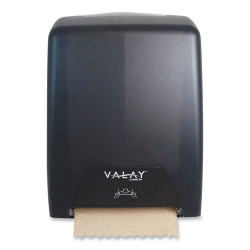 Towel Dispensers | Morcon Paper VT1008 Valay 11.75 in. x 8.5 in. x 14 in. Proprietary Roll Towel Dispenser - Black image number 0
