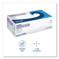 Food Service Disposable & Single Use Gloves | Boardwalk BWK315MBX 4 mil Powder-Free Synthetic Vinyl Gloves - Medium, Beige (100/Box) image number 3