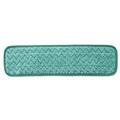 Mop Heads | Rubbermaid Commercial FGQ41200GR00 18.5 in. x 5.5 in. Microfiber Dust Pad - Green image number 1